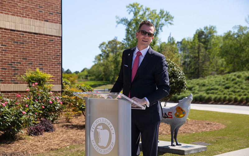 Dr. Brendan Kelly at Carroll County Schools Performing Arts Center